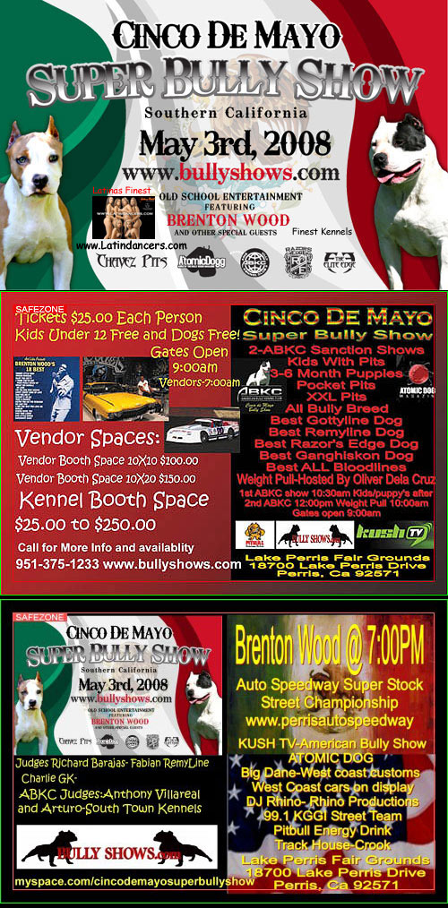 Check Out The Latinas Finest Booth at Cinco De Mayo Super Bully Show